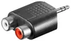 goobay Cinch Adapter AUX Klinke 3,5 mm zu 2 x stereoBuchse Náhľad obrázku produktu 1
