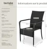 Chaise en résine tressée GIRONA avec une capacité de charge Voir les images du produit 6