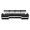 Ecksofa SPARTA U-FORM mit Schlaffunktion - Eckcouch mit 3 Produktbild-Vorschau 1
