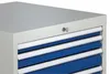 Schubladenschrank H1019xB705xT736mm lichtgrau/anthrazitgrau Produktbild-Vorschau 5