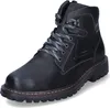 A single black leather boot is shown against a white background. Produktbild-Vorschau