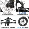 TTGO F6 Boost E-Bike Klapprad 20x4 Zoll, 70Nm Produktbild-Vorschau 6