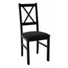 INSPIRO Essgruppe Eiche Cremona/Schwarz + 6 Stühle Samt Schwarz – Essgruppe für Esszimmer und Küche Produktbild-Vorschau