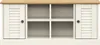 vidaXL Schuhbank VIGO Weiß 106x35x45 cm Massivholz Kiefer Produktbild-Vorschau 4