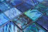 Handmuster Mosaikfliese Glasmosaik Kombi Forest blau türkis Produktbild-Vorschau 4