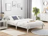 BELIANI Bett Weiß Kiefernholz mit Lattenrost 160 x 200 cm Produktbild-Vorschau 2