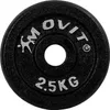 MOVIT Hantelscheiben Set PRO, Gusseisen, 4x 2,5 kg, Produktbild-Vorschau 3