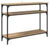 vidaXL Stolik konsola Artisan dąb 100 x 29 x 75 cm materiał Podgląd zdjęcia produktu 1
