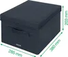 Leitz 61440089 Aufbewahrungsbox Rechteckig Stoff Blau Produktbild-Vorschau 15
