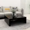 vidaXL Couchtisch Schwarz 100x100x35 cm Holzwerkstoff Produktbild-Vorschau 2