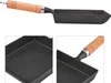 Mini pánev Iron Omelette Pot Tamagoyaki Dřevěná rukojeť Náhled obrázku produktu 7
