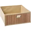Aufbewahrungskorb KEMBA Bambus 31x31x14 cm Produktbild-Vorschau 8