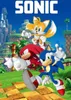 Sonic the Hedgehog characters in a vibrant, cartoonish landscape. Voir les images du produit