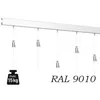 Závěsný systém na obrazy - SET Click Rail bílá RAL 9010 2m Náhled obrázku produktu 1