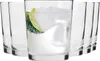 A set of clear drinking glasses with ice and lime slices. Náhľad obrázku produktu