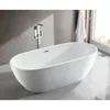 Aqualine DOURO Freistehende Badewanne 180x82cm, weiß Produktbild-Vorschau 3