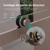 doporro Porte de Douche Transparent pour Niche 110cm Paroi Voir les images du produit 4