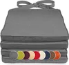 sunnypillow 4er Set Stuhlkissen 40 x 45 x 5cm | Produktbild-Vorschau 1