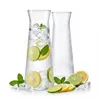 BigDean 2 Stk. Wasserkaraffe aus robustem, geriffeltem Glas Produktbild-Vorschau 1