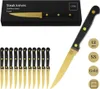 OTIX Steakmesser-Set aus 12 Stück, gold-schwarz, Produktbild-Vorschau 1