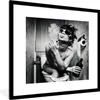 MuchoWow® Gerahmtes Poster Frau - Vintage - Lockenwickler - Produktbild-Vorschau 1