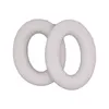 Two white ring-shaped ear pads are shown against a white background. Anteprima dell’immagine prodotto