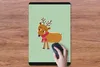 MuchoWow® Mauspad Mousepad Rentier - Weihnachten - Winter - Produktbild-Vorschau 3