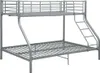 vidaXL Châssis de lit superposé Gris Métal 140x200 Voir les images du produit 1