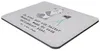 Mr. & Mrs. Panda Mouse Pad Influencer Herz - Grau Pastell - Produktbild-Vorschau 3