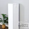 Regał na książki, biały regał MDF z 4 poziomami, 32 x 24 x Podgląd zdjęcia produktu 7