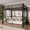 Letto a castello Flieks, 140x200 cm, con 2 scale, letto a Anteprima dell’immagine prodotto 3