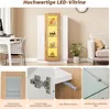 Merax LED-Vitrine mit Acrylfront und Glasablagen, Produktbild-Vorschau 8