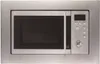 A front view of a built-in stainless steel microwave oven. Produktbild-Vorschau