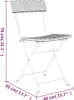 vidaXL Klapstoelen, 2 stuks, bruin, van polyrotan en staal Productafbeelding-voorbeeld 8