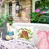 Mr. & Mrs. Panda Deko Kissen Bär König - Weiß - Geschenk, Produktbild-Vorschau 2