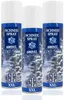 Three cans of snow spray are arranged side-by-side against a white background. Produktbild-Vorschau