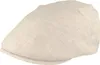 Sehr leichte einfarbige Flatcap aus 100% Leinen von Hut-Breiter in grau Produktbild-Vorschau