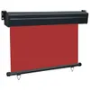 vidaXL Balkon-Seitenmarkise 125x250 cm Rot Produktbild-Vorschau 9