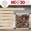 MODO24 Kaminholzregal, Holzunterstand, Brennholzregal, Produktbild-Vorschau 3