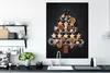 MuchoWow® Poster Weihnachtsbaum aus Kuchen 90x120 cm - Produktbild-Vorschau 3
