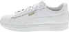 A side view of a white Puma sneaker with gold accents. Podgląd zdjęcia produktu