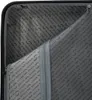 The interior of an open suitcase with a repeating pattern of the brand name 'WINGS'. Produktbild-Vorschau