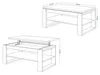 All4All Couchtisch Nico , Kaffeetisch , Wohnzimmertisch , Produktbild-Vorschau 4