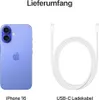 Apple iPhone 16 , 15,5 cm (6.1"), 2556 x 1179 Pixel, 256 Produktbild-Vorschau 4