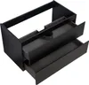 Meuble de salle de bain Angela 90cm - Noir Mat - Armoire Voir les images du produit 2