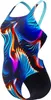 Speedo Digital Allover Printed Leaderback Badeanzug Damen, Produktbild-Vorschau 2