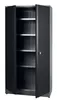 Küpper Hochschrank 70299, schwarz, 91x180x45cm, 4 stabile Produktbild-Vorschau 1