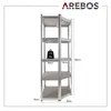 AREBOS regał narożny regał do dużych obciążeń 180 x 70 x 70 Podgląd zdjęcia produktu 6