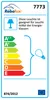 An energy efficiency label for a light fixture. Produktbild-Vorschau