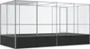 vidaXL Voliere mit Erweiterung Silber 418 x 207 x 212 cm Produktbild-Vorschau 5